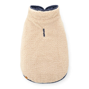 Foggy Dog - Dog Jacket Navy Sherpa-Lined Reversible - Southern Agriculture 