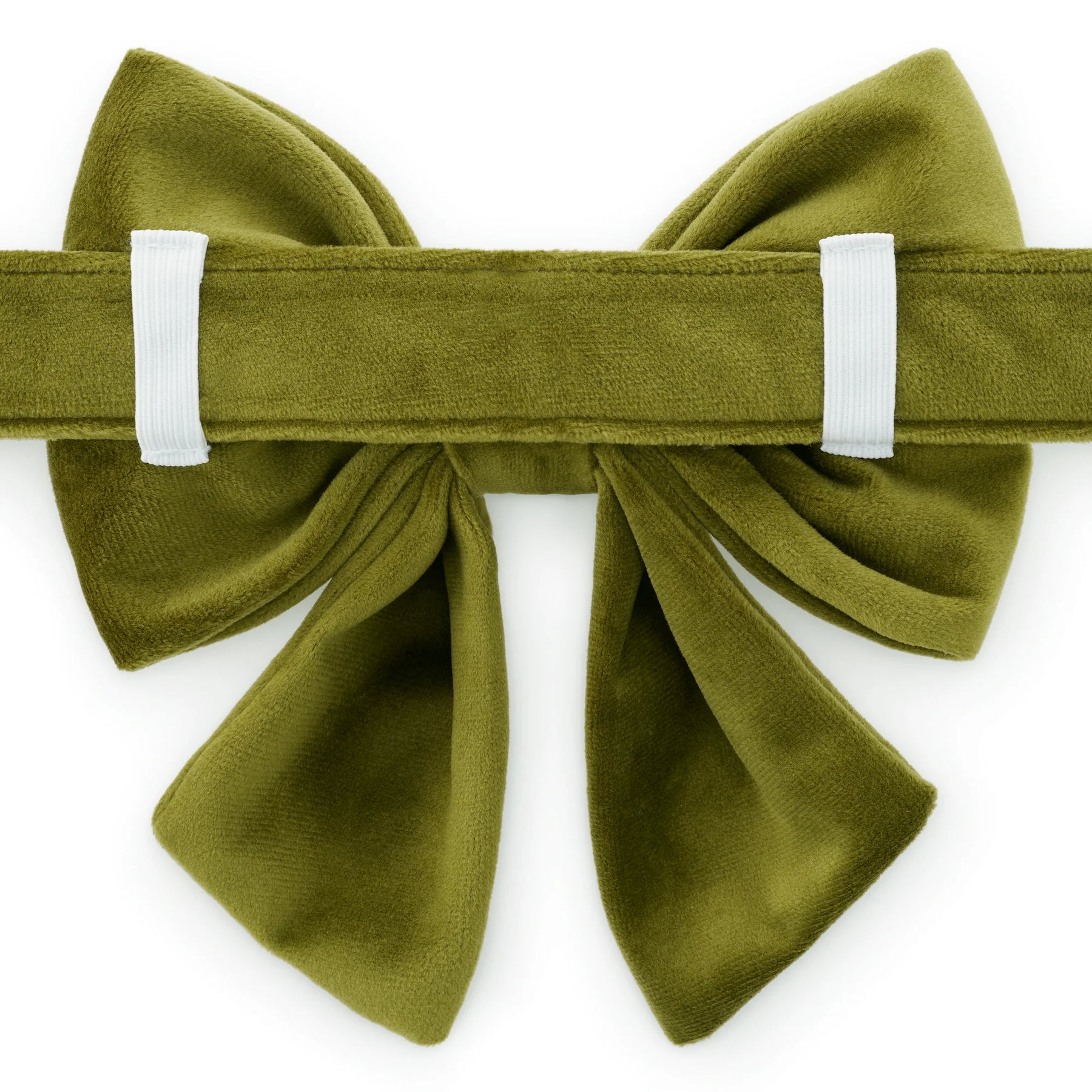 The Foggy Dog - Dog Bow Lady Olive Velvet