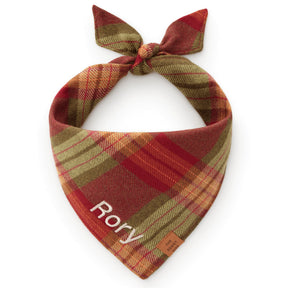 The Foggy Dog - Bandana Dog Orchard Plaid