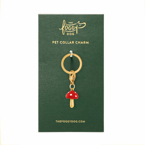 The Foggy Dog - Collar Charm Toadstool