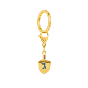 The Foggy Dog - Collar Charm Dreidel