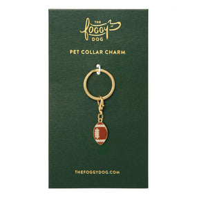 The Foggy Dog - Dog Charm Two Sided For Collar Football