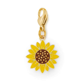 The Foggy Dog - Dog Charm Two Sided For Collar Sunflower