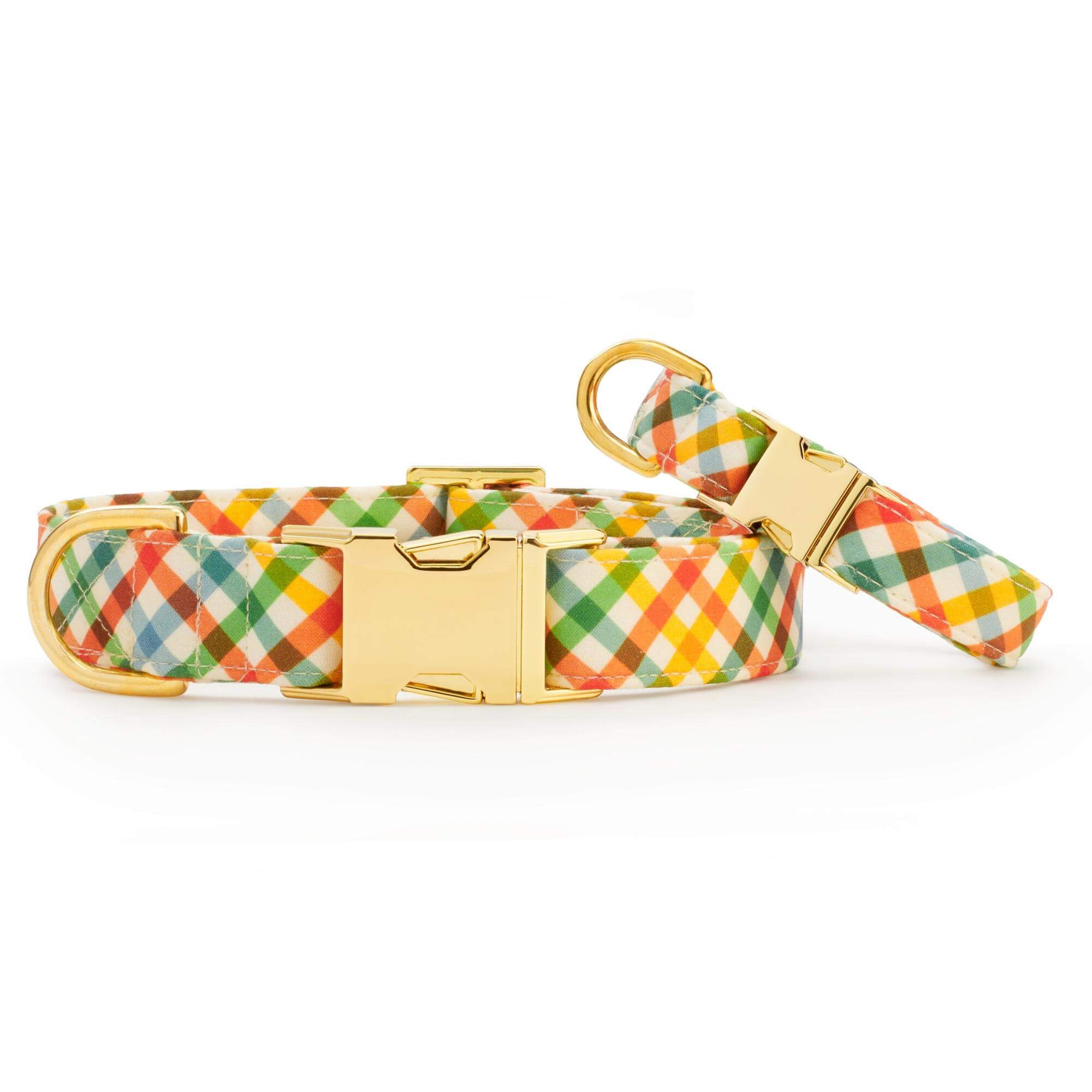The Foggy Dog - Dog Collar Harvest Gingham
