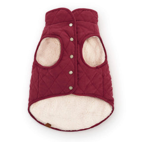 The Foggy Dog - Dog Jacket Currant Sherpa Lined Reversible