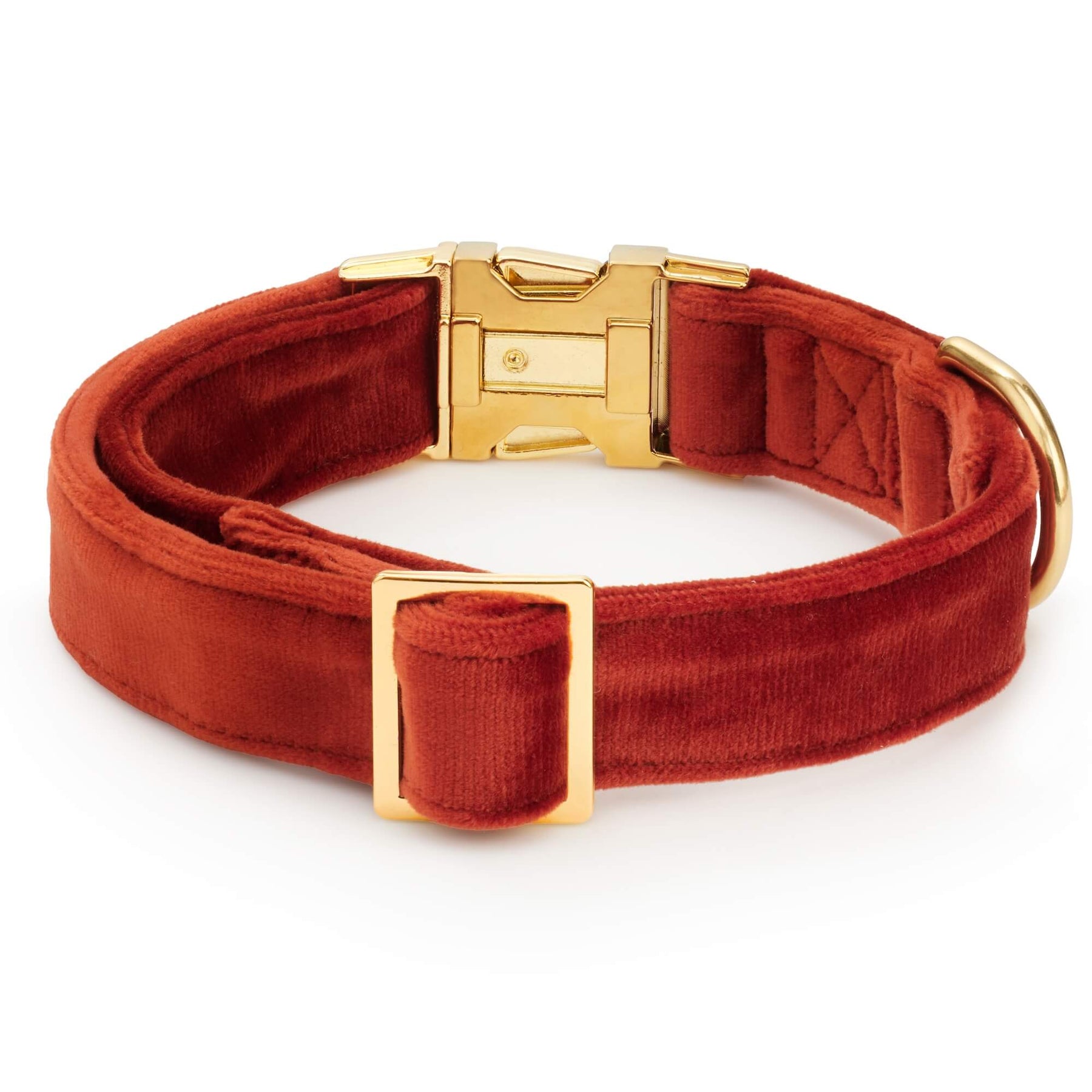 The Foggy Dog - Dog Collar Nutmeg Velvet