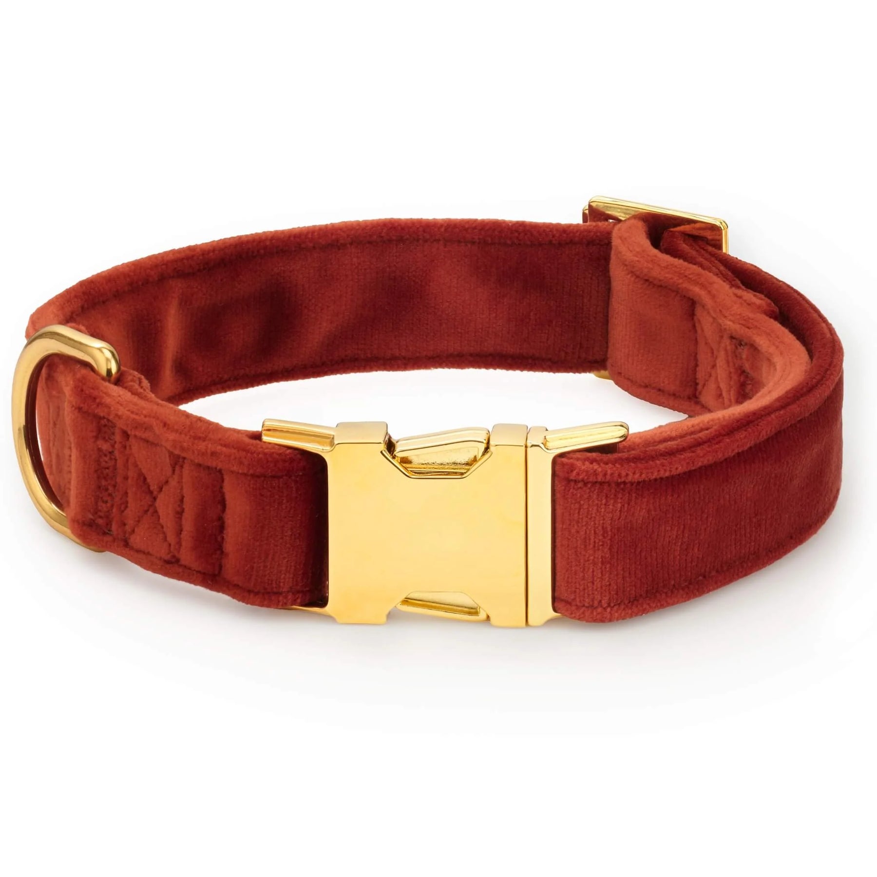 The Foggy Dog - Dog Collar Nutmeg Velvet