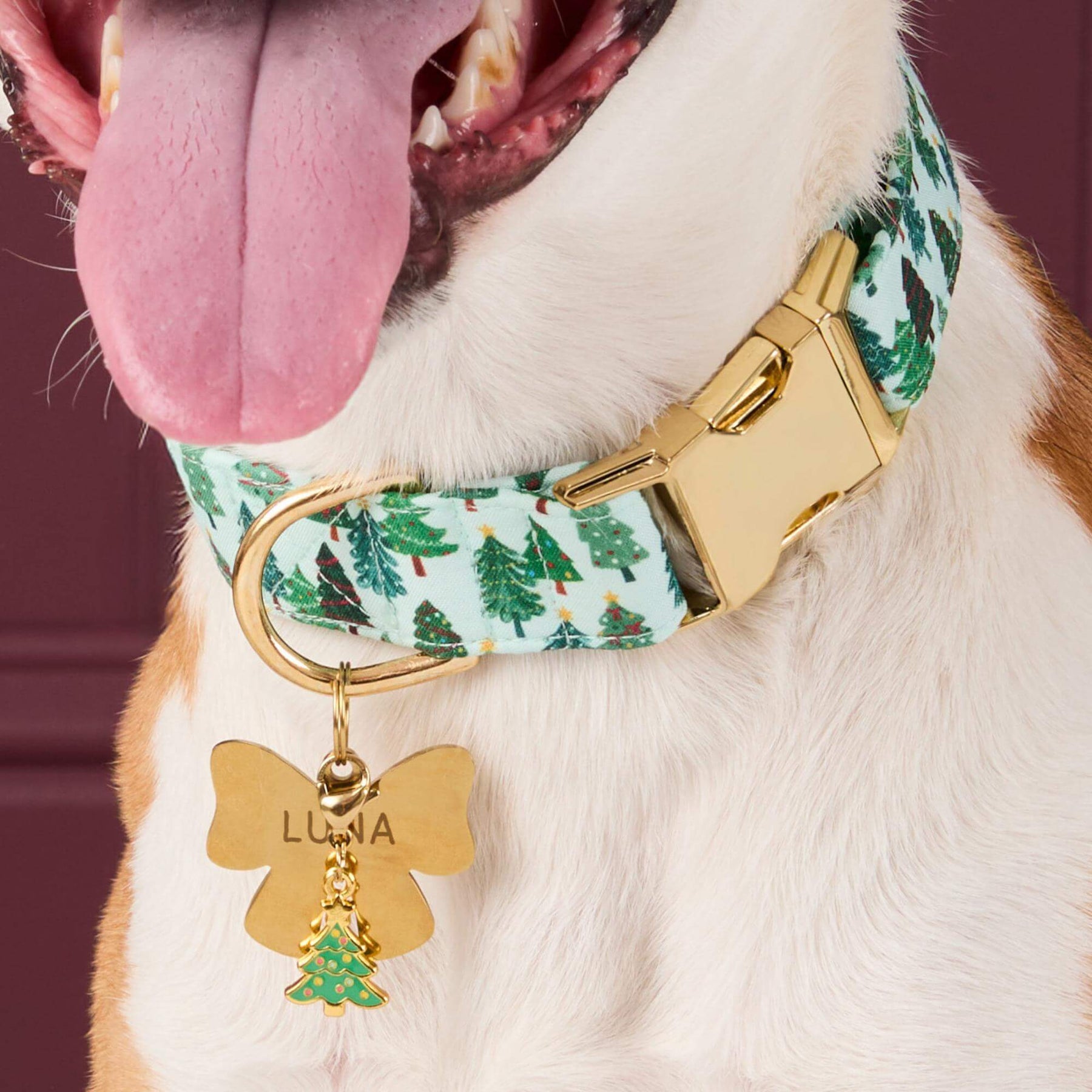 The Foggy Dog - Collar Charm Christmas Tree