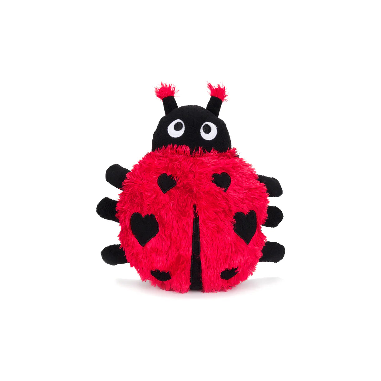 fabdog - Fluffy Ladybug Dog Toy