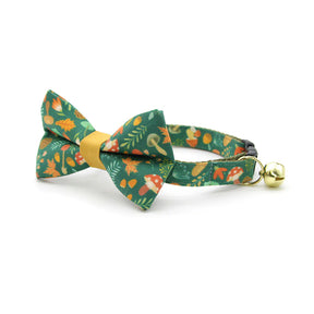 Made by Cleo - Cat Collar "Forest Fantasy" Breakaway with Gold