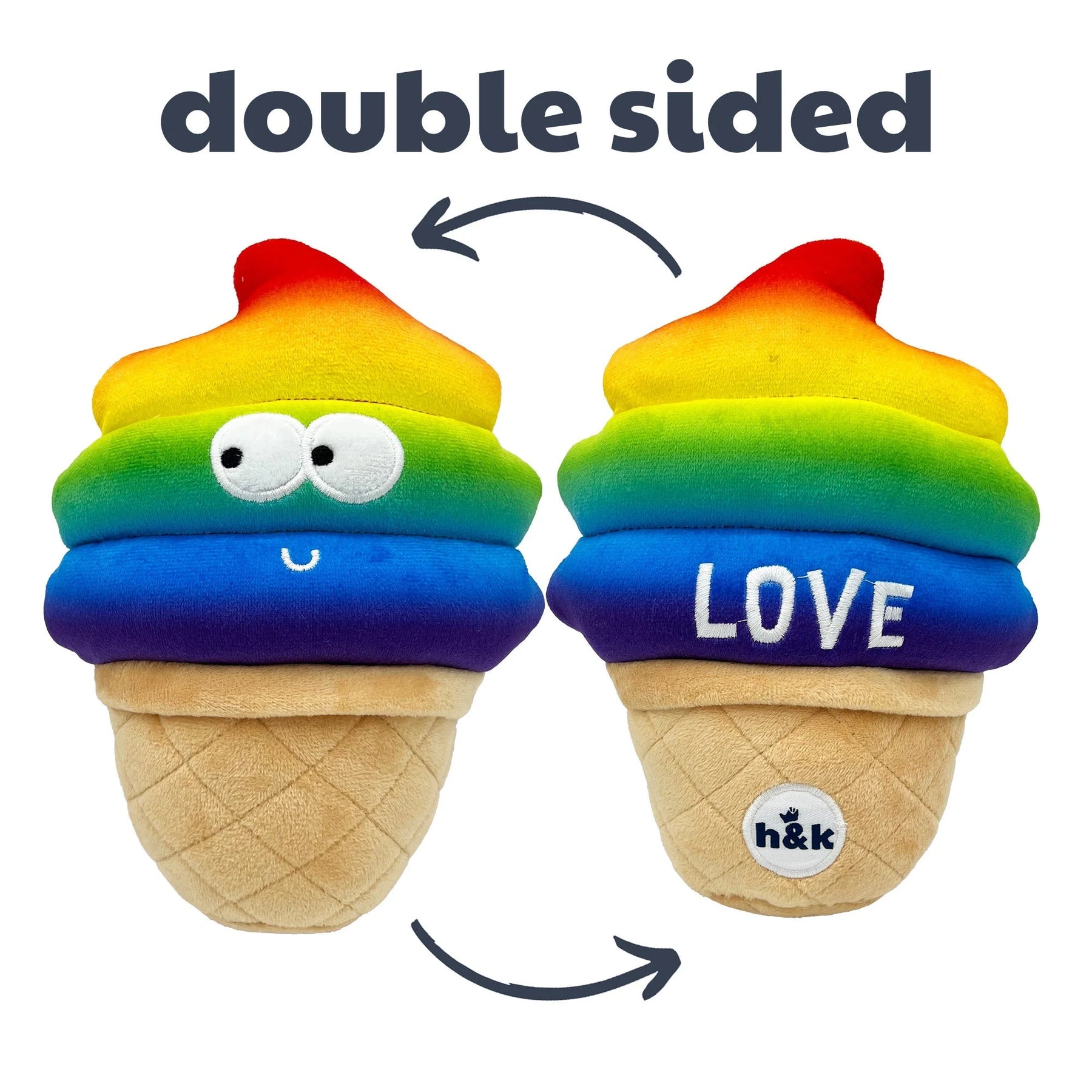 Huxley & Kent - Fro-Yo Pride Cone (DoubleSided) for Dogs - Southern Agriculture 