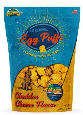 Wild Meadow Farms -  Egg Puffs Cheddar Cheese Dog Treat's