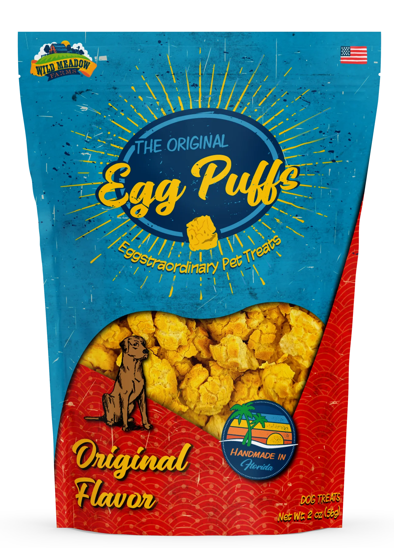 Wild Meadow Farms -  Egg Puffs Original Dog Treats