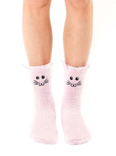 Living Royal - Socks Fuzzy Crew w/ 3D Ears Bunny Rabbit