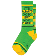 Gumball Poodle - Socks Its Always Ok to Buy More Plants