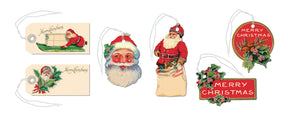 Cavallini & Co. - Gift Tags Glitter Vintage Christmas
