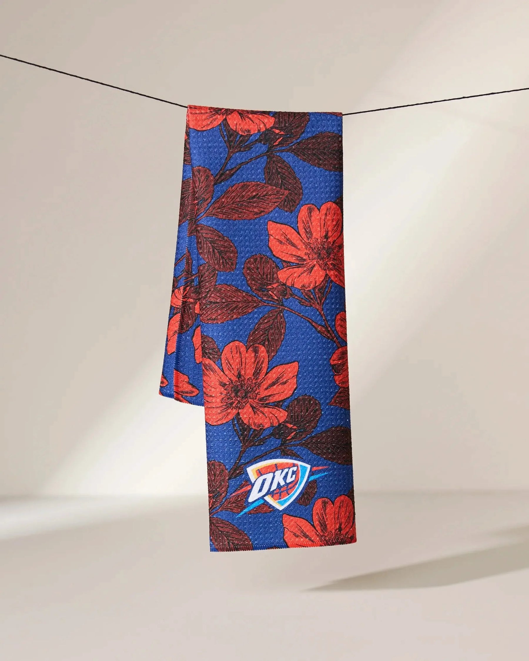 Geometry - OKC Floral Tea Towel