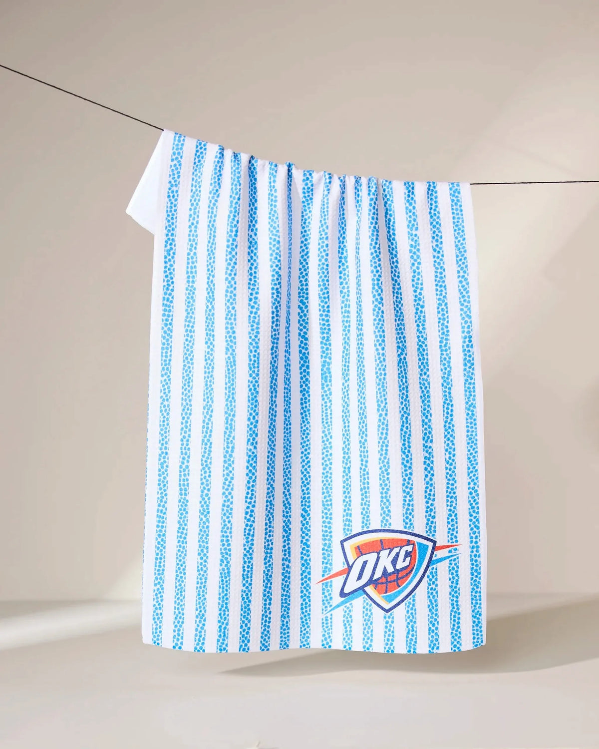 Geometry - OKC Grip Stripe Tea Towel