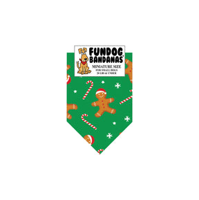 FunDog Bandanas - Dog Bandana Gingerbread People
