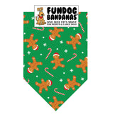 FunDog Bandanas - Dog Bandana Gingerbread People