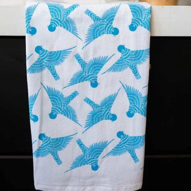 Gingiber - Tea Towel Bluebird