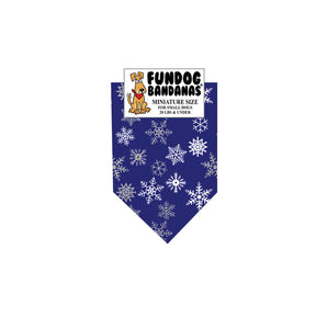 FunDog Bandanas - Dog Bandana Glitter Snowflake