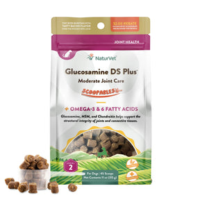 NaturVet - Scoopables Glucosamine DS Plus Moderate Joint Care+Omega - Southern Agriculture 