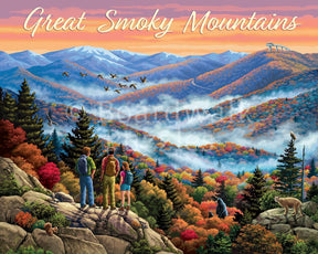Boardwalk Puzzle Company - Puzzle Great Smoky Mountains
