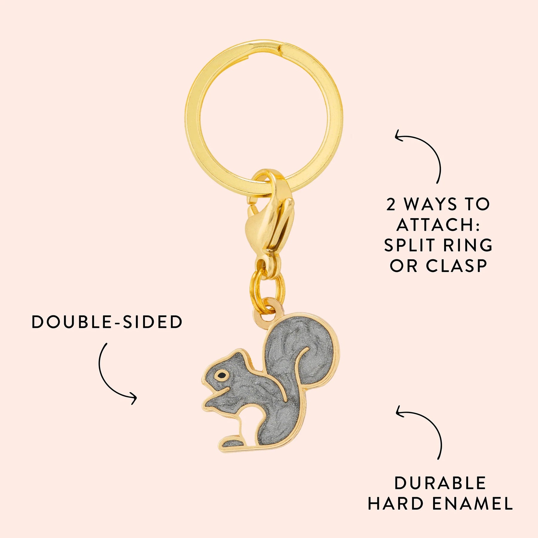 The Foggy Dog - Collar Charm Squirrel