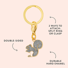 The Foggy Dog - Collar Charm Squirrel