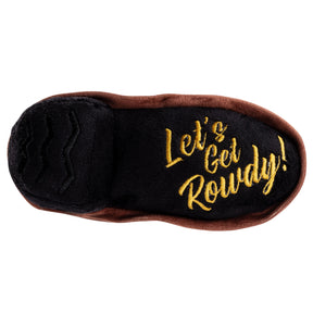 Haute Diggity Dog - Brown Cowboy Boot Dog Toy
