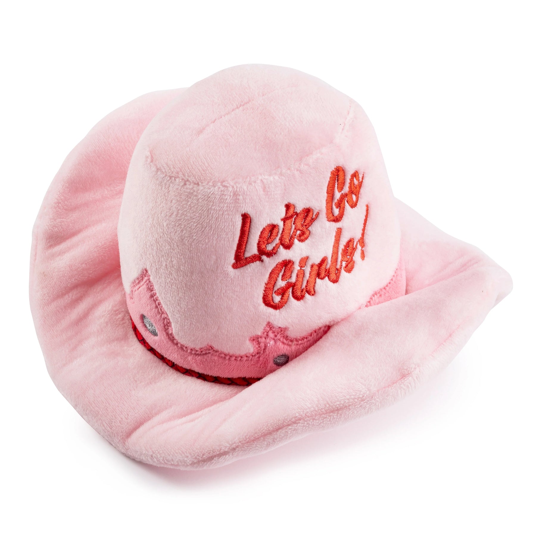 Haute Diggity Dog - Pink Cowgirl Hat Dog Toy