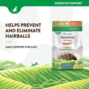 NaturVet - Scoopables Hairball Aid DailySupport + Pumpkin for Cats - Southern Agriculture 