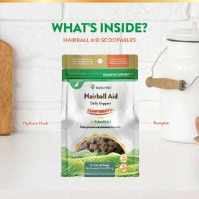 NaturVet - Scoopables Hairball Aid DailySupport + Pumpkin for Cats - Southern Agriculture 