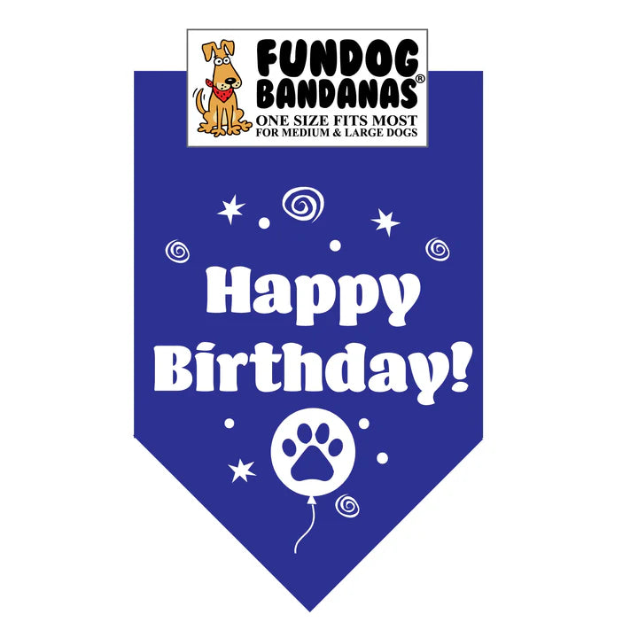 FunDog Bandanas - Dog Bandana Happy Birthday