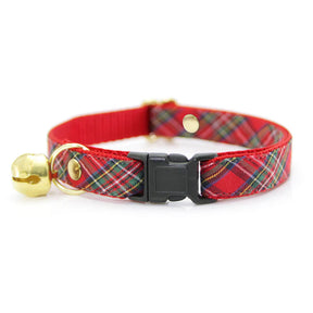 Made by Cleo - Cat Collar "Hearthside" Breakaway with Gold
