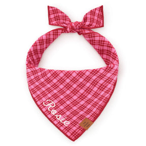 The Foggy Dog - Dog Bandana Katherine Plaid