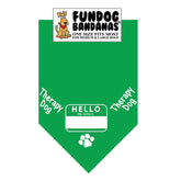 FunDog Bandanas - Dog Bandana Hello My Name Is