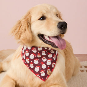 The Foggy Dog - Bandana Ho Ho Ho!  Burgandy