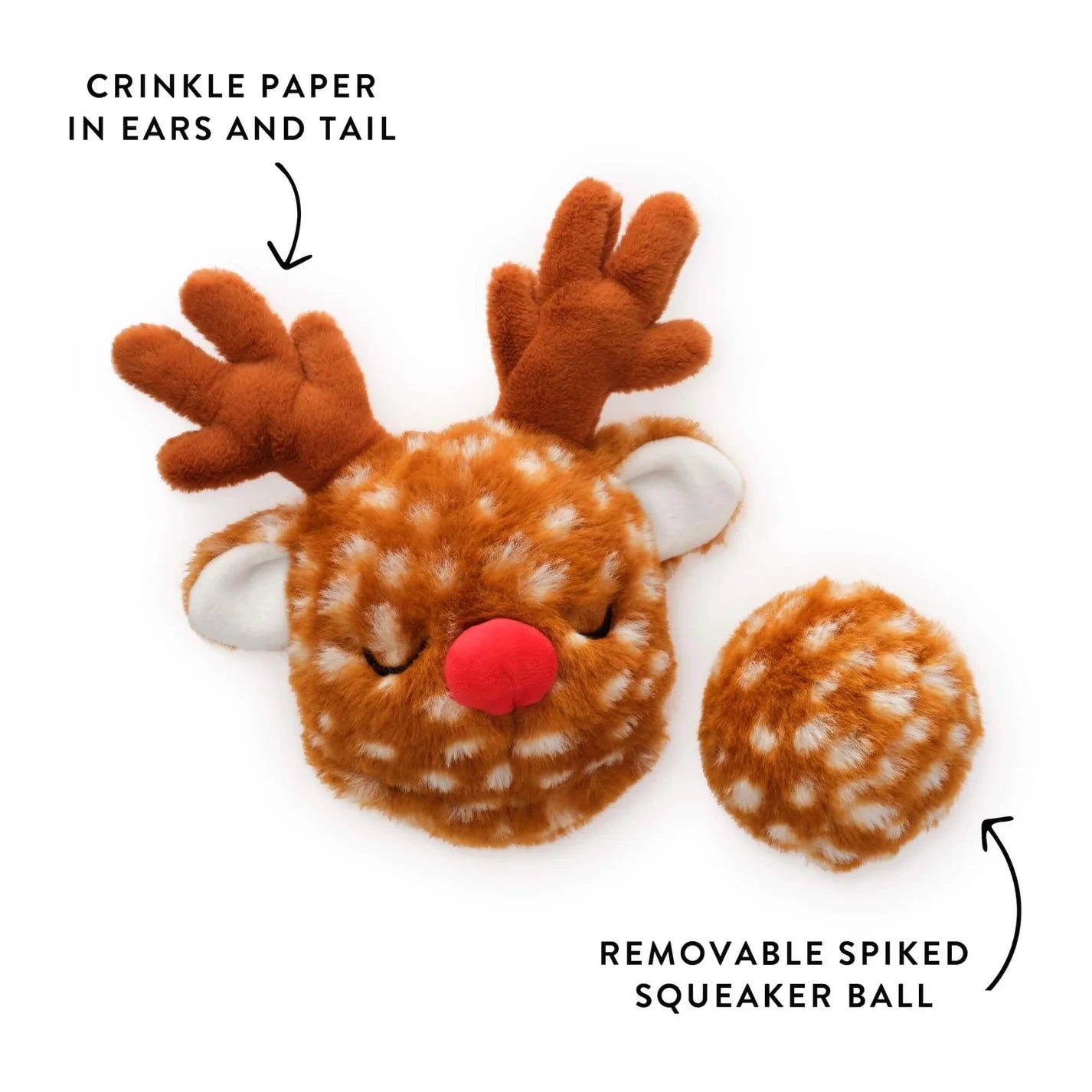 The Foggy Dog - Dog Toy Reindeer Interactive Snuffle