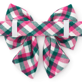 The Foggy Dog - Lady Dog Bow Callie Plaid Flannel