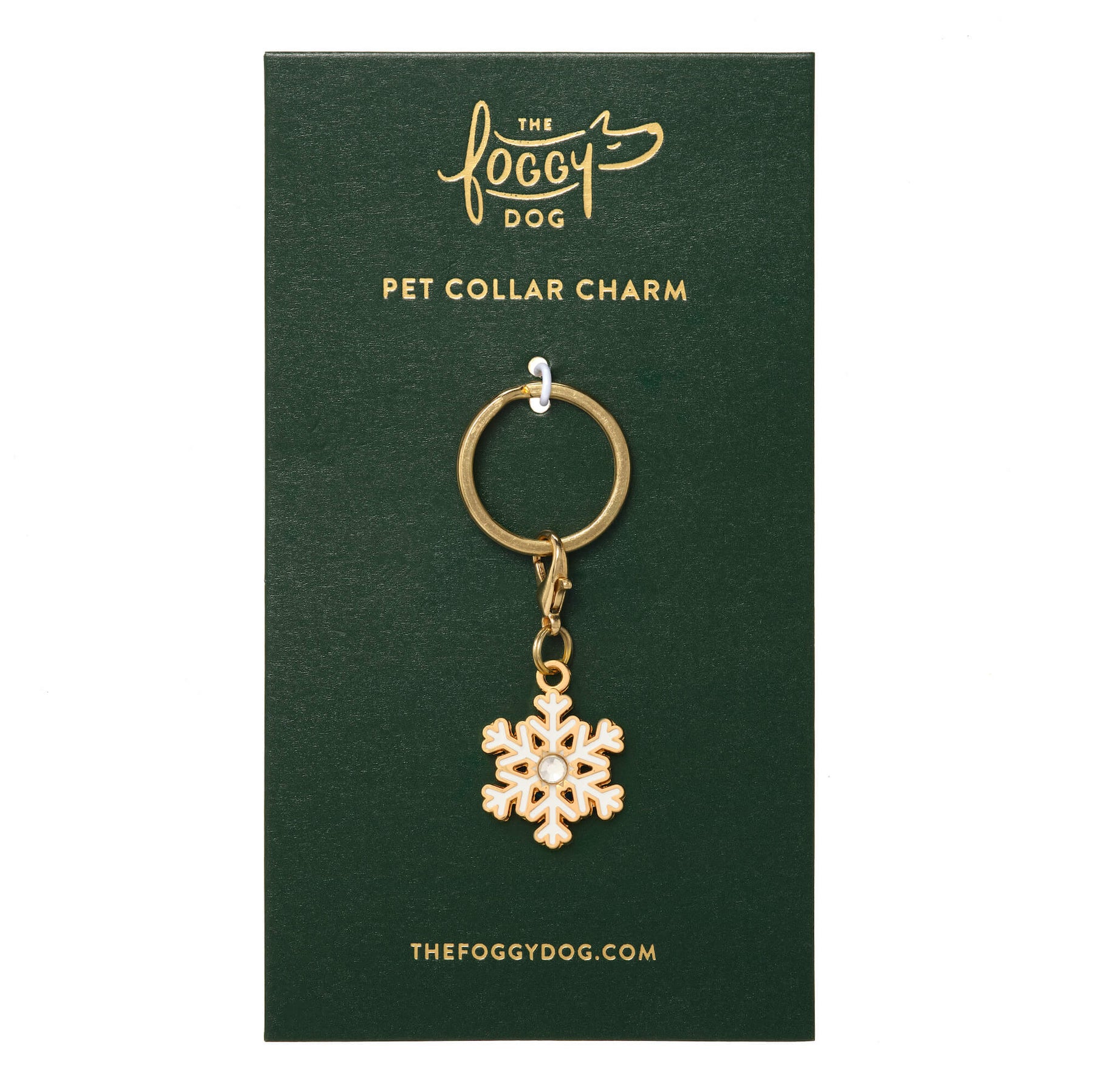 The Foggy Dog - Collar Charm Snowflake