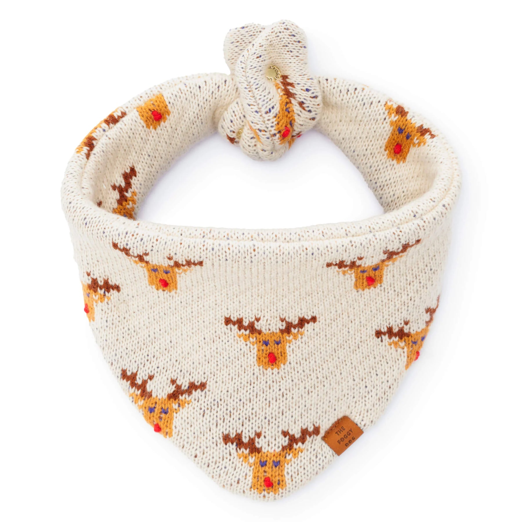 The Foggy Dog - Bandana Reindeer Knit
