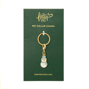 The Foggy Dog - Collar Charm Snowman