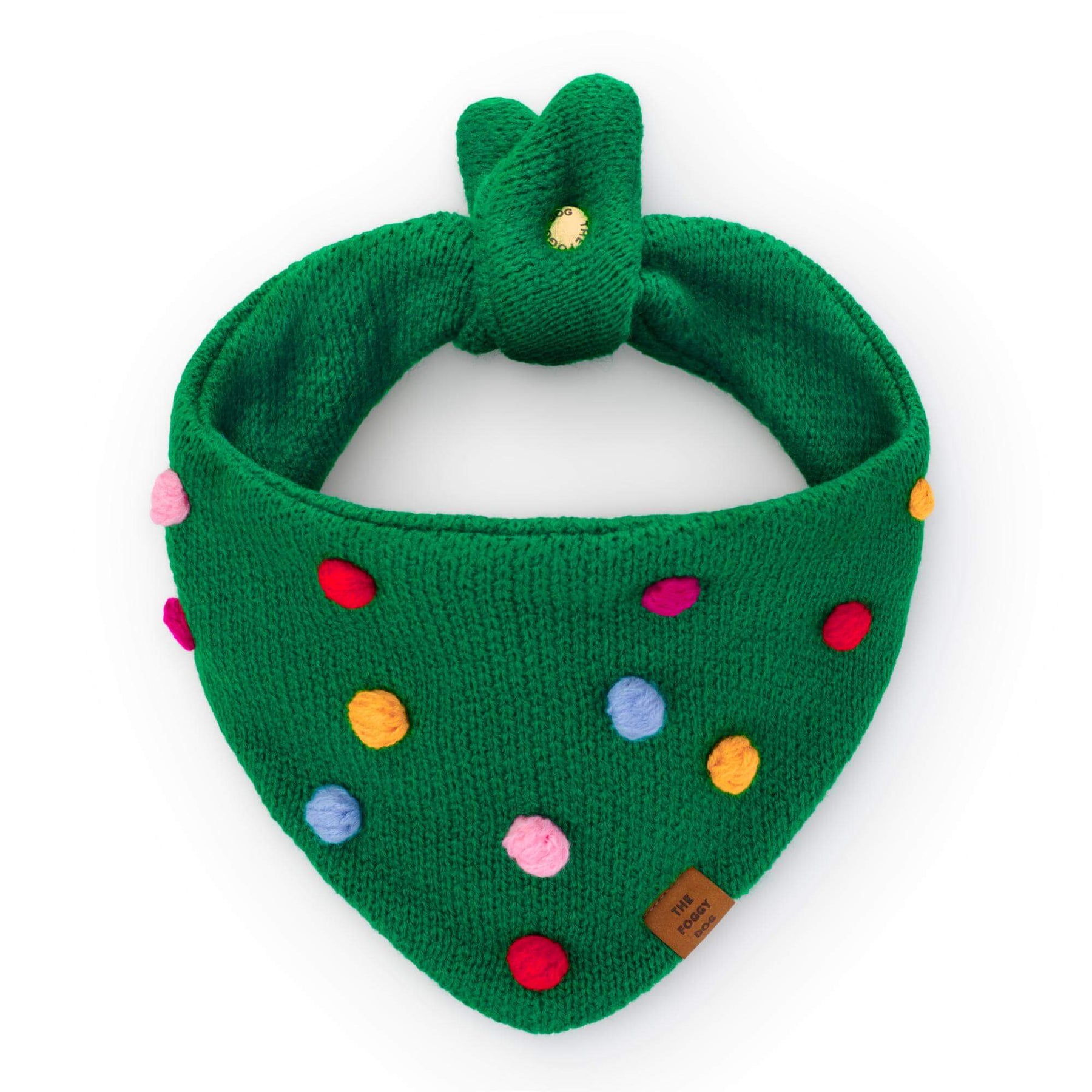 The Foggy Dog - Bandana Holiday Bobble Knit