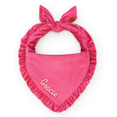 The Foggy Dog - Bandana Hot Pink Velvet