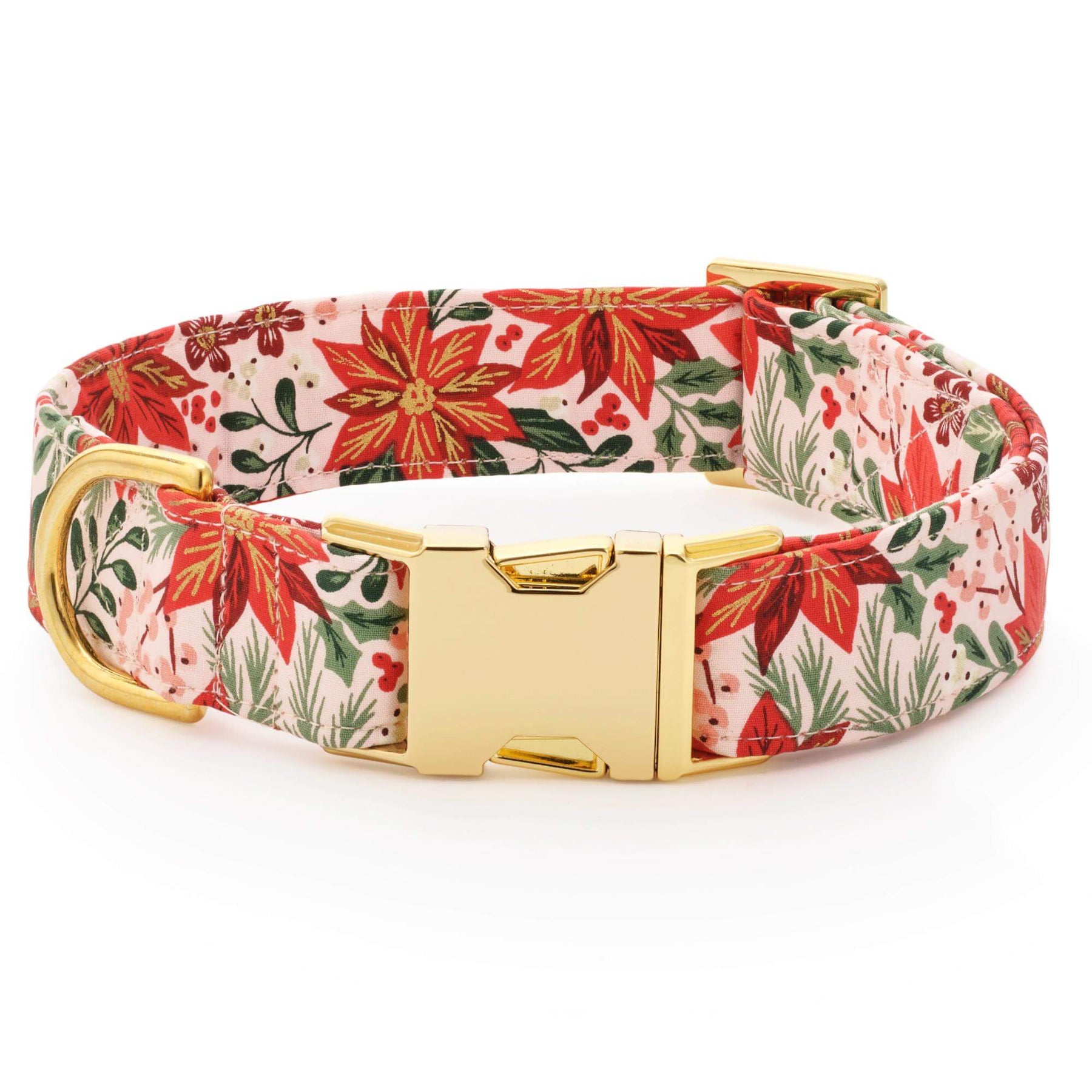 The Foggy Dog - Dog Collar Poinsettia