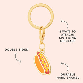 The Foggy Dog - Collar Charm Hot Dog