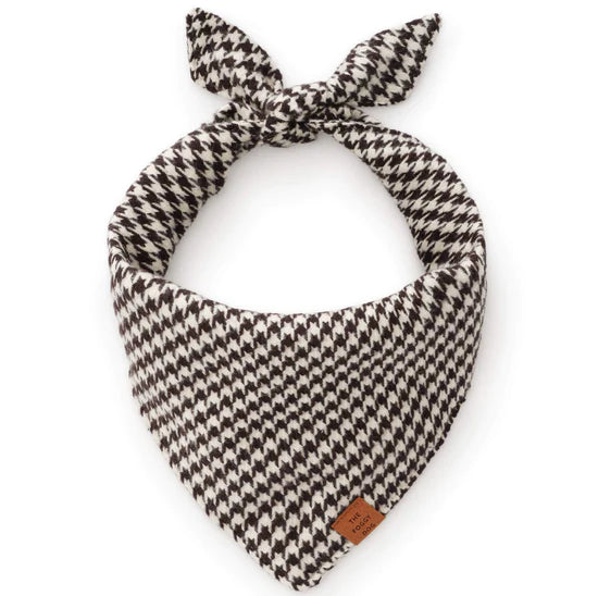 The Foggy Dog - Bandana Dog Houndstooth Flannel Fall