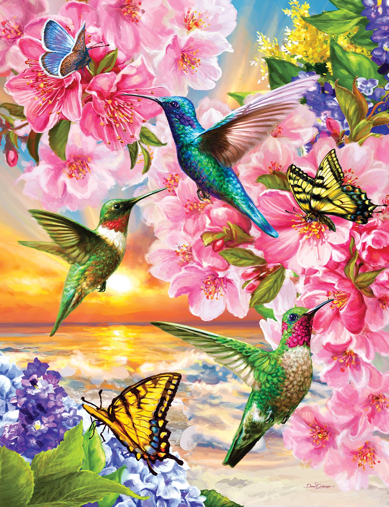 Allied Products-Springbok - Hummingbirds Puzzle
